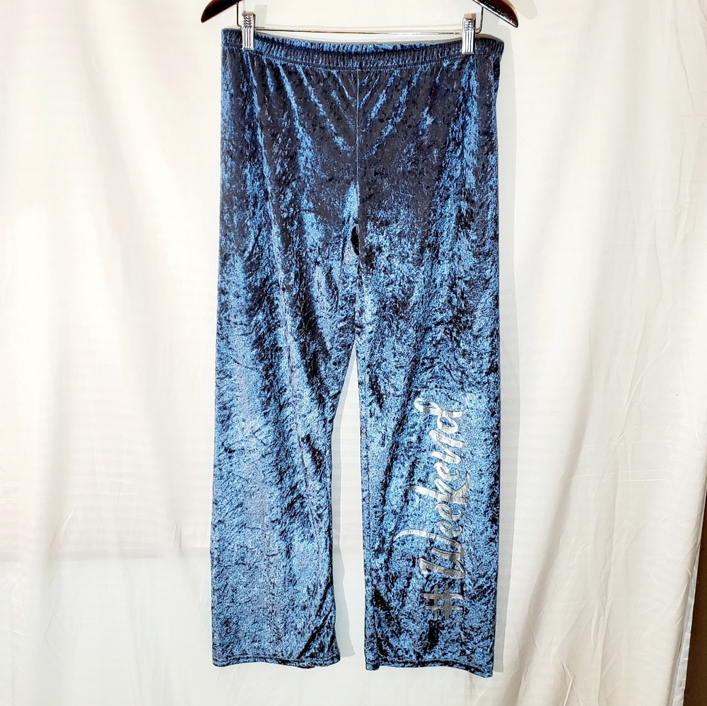Baby Blue💙 Crushed Velvet Lounge Pants. Large. #WEEKEND